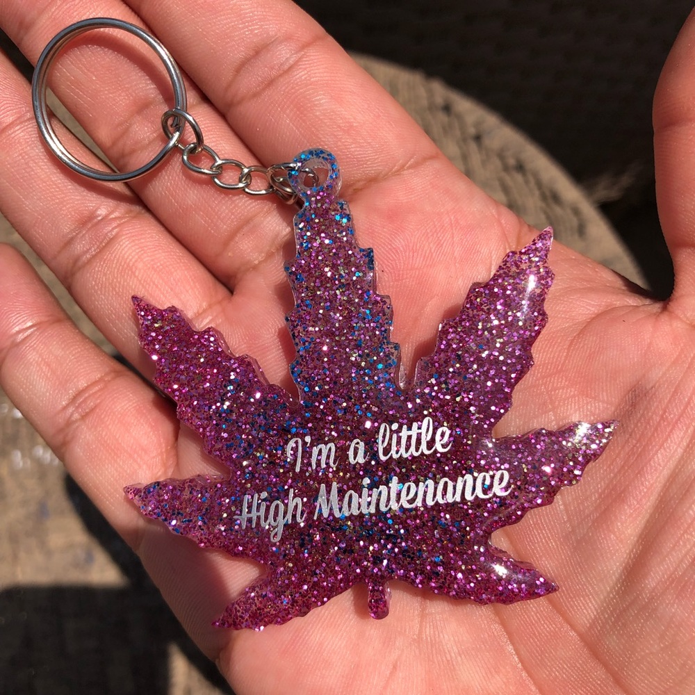Resin keychain